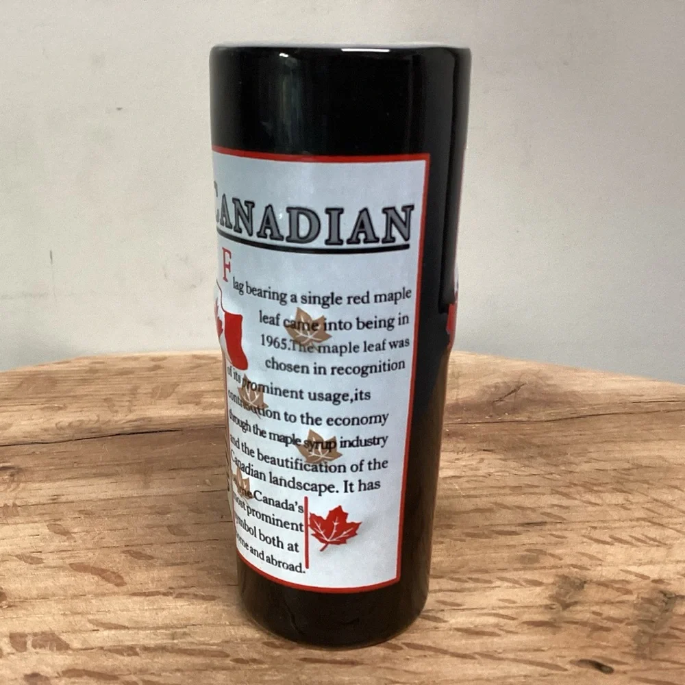 🔴 Vintage - Canadian Shooter / Double Shot Glass Souvenir from 80s or 90s Rare